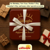 Gulluoglu Assorted Turkish Delight, Approx. 36-39 pieces (2.2 lb - 1000 gr), Daily Fresh Shipment From Istanbul/Turkey