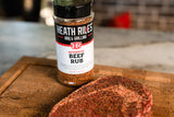 Heath Riles BBQ Beef Rub Combo with Refill Bag (1 Rub, 1 Refill Bag), Competition Winning Products from Pitmaster Heath Riles