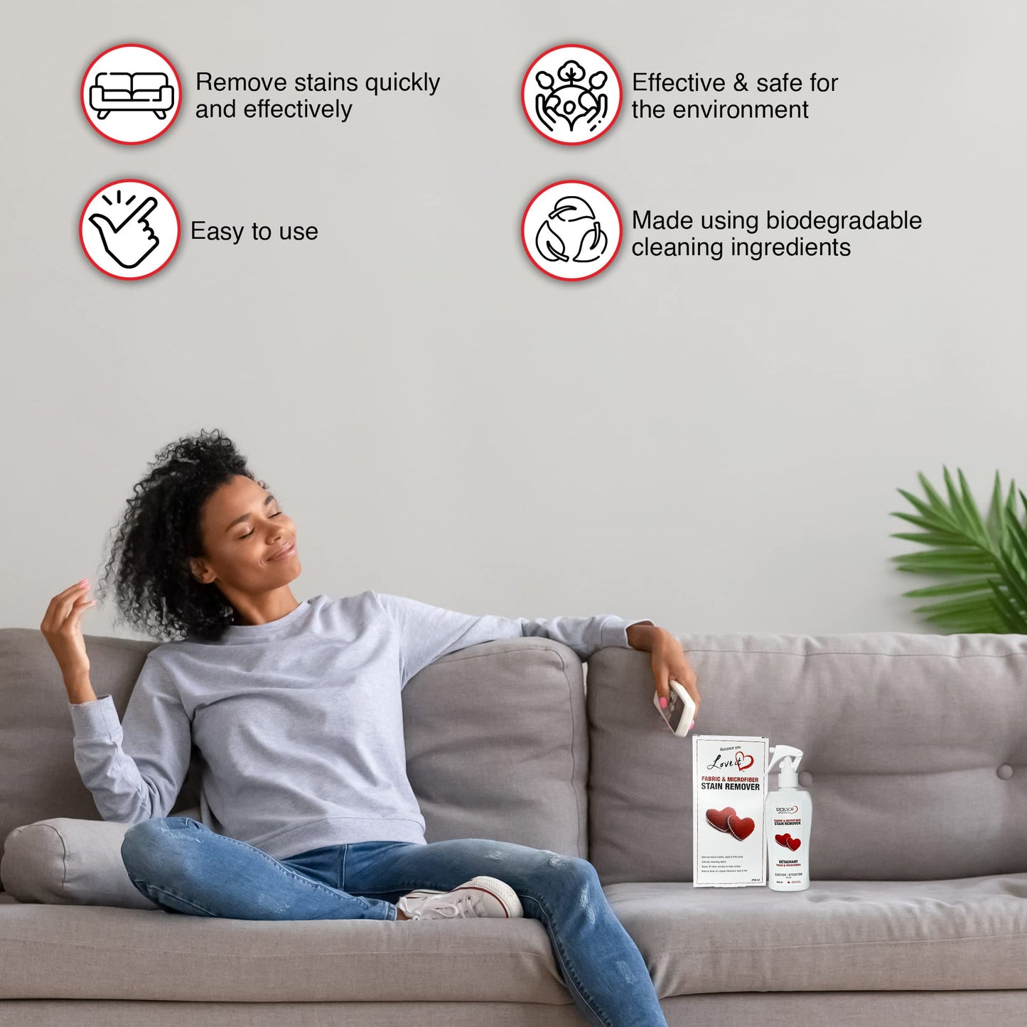 Excelsior Fabric & Microfiber Stain Remover - Cleaning Kit