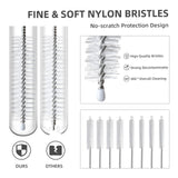 Hiware Straw Cleaner Brush Set, 8-Piece Long Cleaning Brush for Straws on Tumbler, Water Bottle, Sippy Cup, and Pipes, Tubes or Hummingbird Feeders