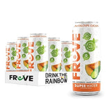 FrUve Super Water | Cantaloupe Cucumber Flavor | 12 16oz Cans | Healthy Drink | Zero Sugar | Low Calorie Drink | Powerful Antioxidants | Boosts Immune