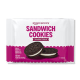 Amazon Grocery, Sandwich Cookies, Double Filled, 15.35 Oz