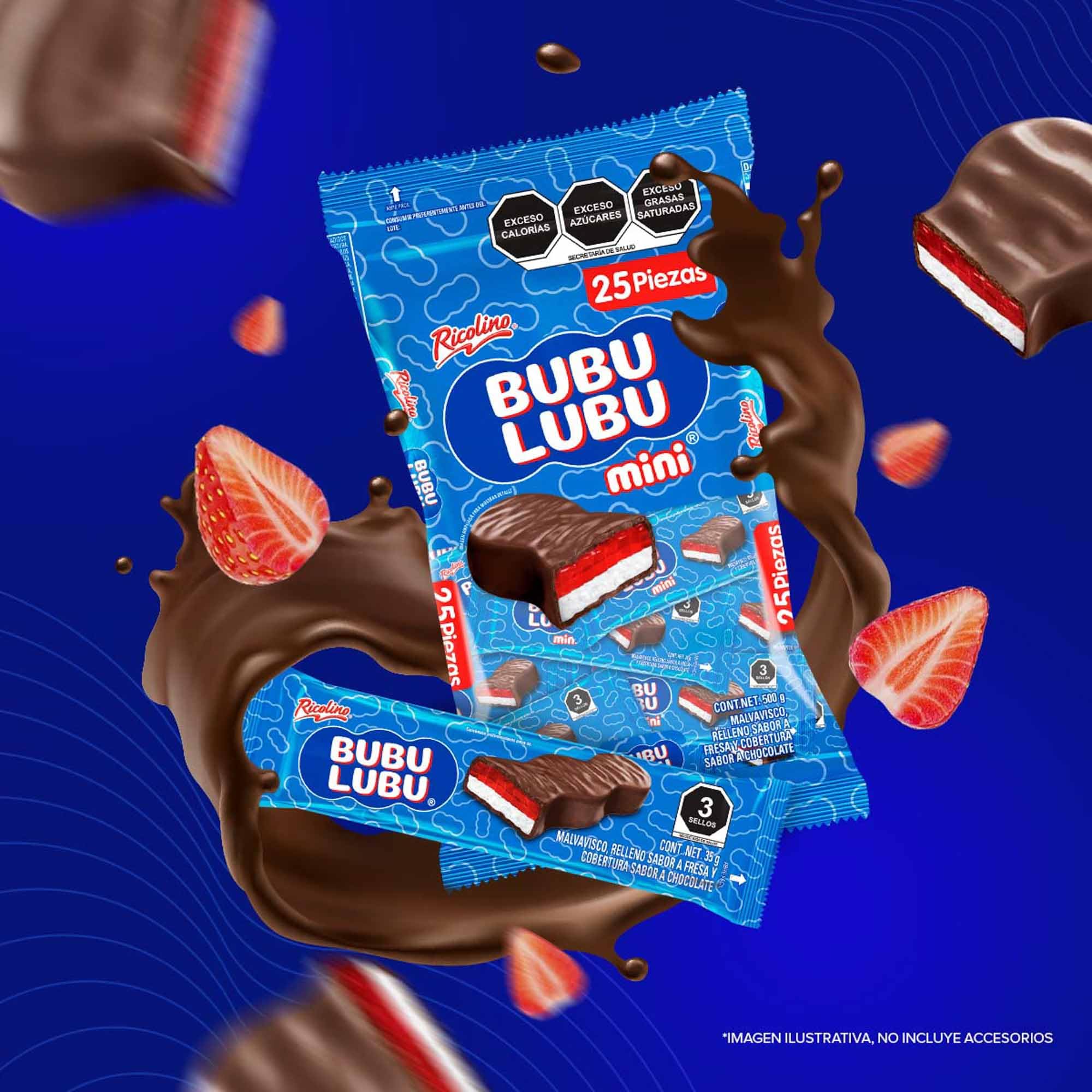 Bubu Lubu Mini 25pcs With Free Kinder Delice Cacao