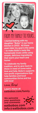 Bobos Oat Bars Bites Stuffed Strawberry 5Pc 6.5 OZ