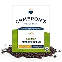 Cameron's Coffee Roasted Whole Bean Coffee, Organic Paradise Blend, 4 Pound