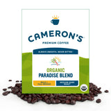 Cameron's Coffee Roasted Whole Bean Coffee, Organic Paradise Blend, 4 Pound