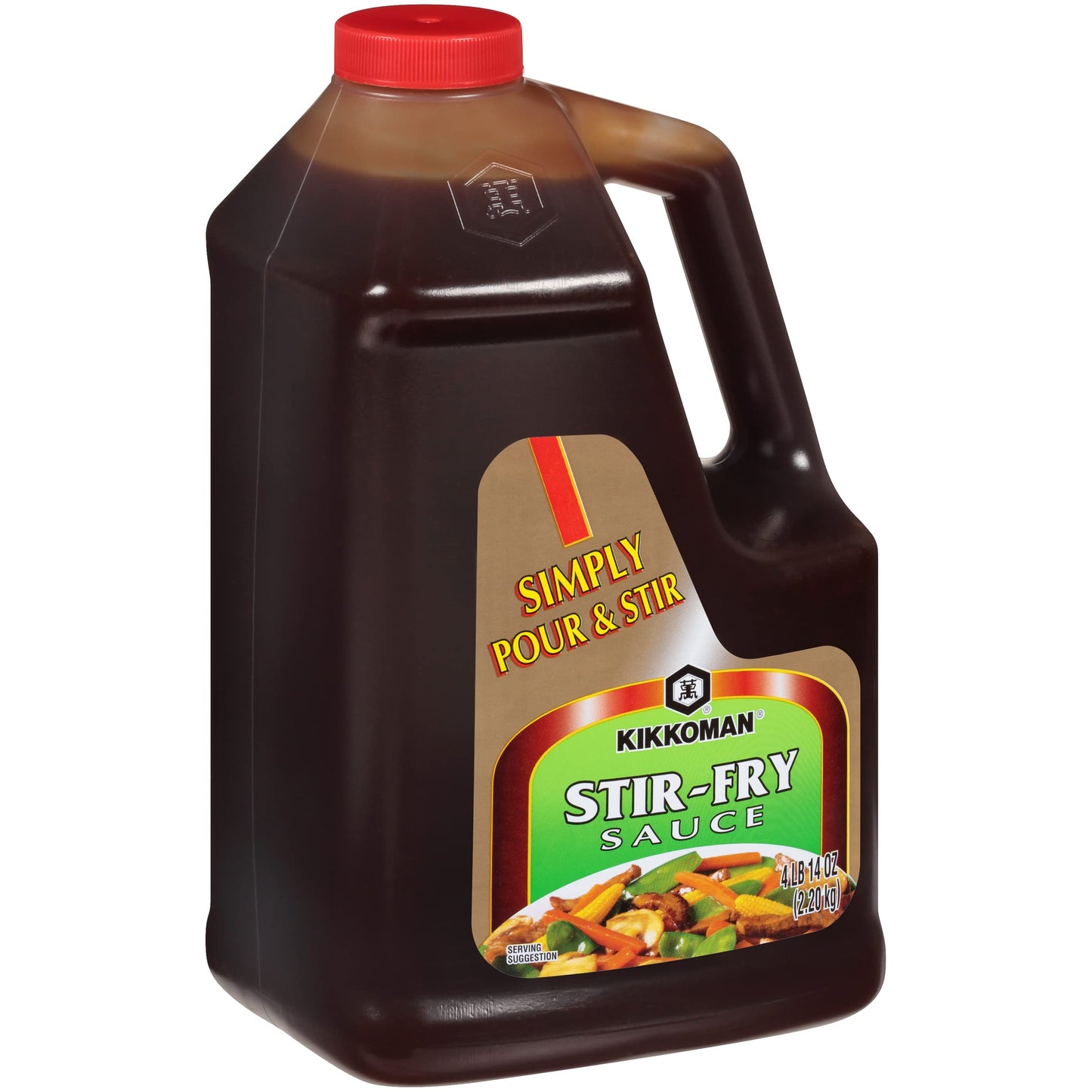 Kikkoman - Preservative Free Stir Fry Sauce with Classic Flavored - Perfect for Chowmein & All-Purpose Seasoning Dishes - Sealed Packed Plastic Bottle