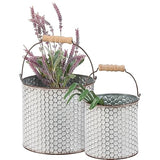 Primitives by Kathy Honeycomb Decorative Bucket Set
