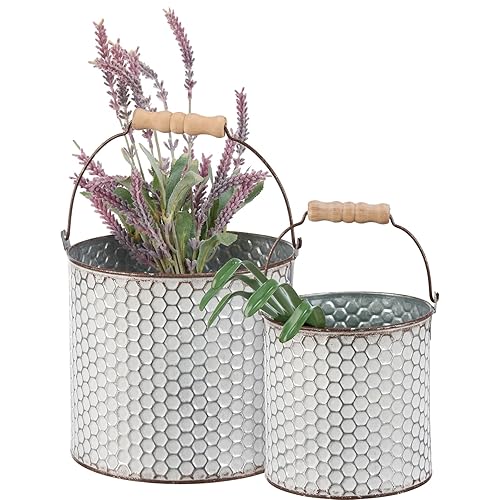 Primitives by Kathy Honeycomb Decorative Bucket Set