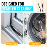 5 Pack Dryer Vent Cleaner Kit, Extra Long Flexible Brushes for Lint, Pet Hair & Dust, Refrigerator Coils, Home Washers, Sinks & Drains
