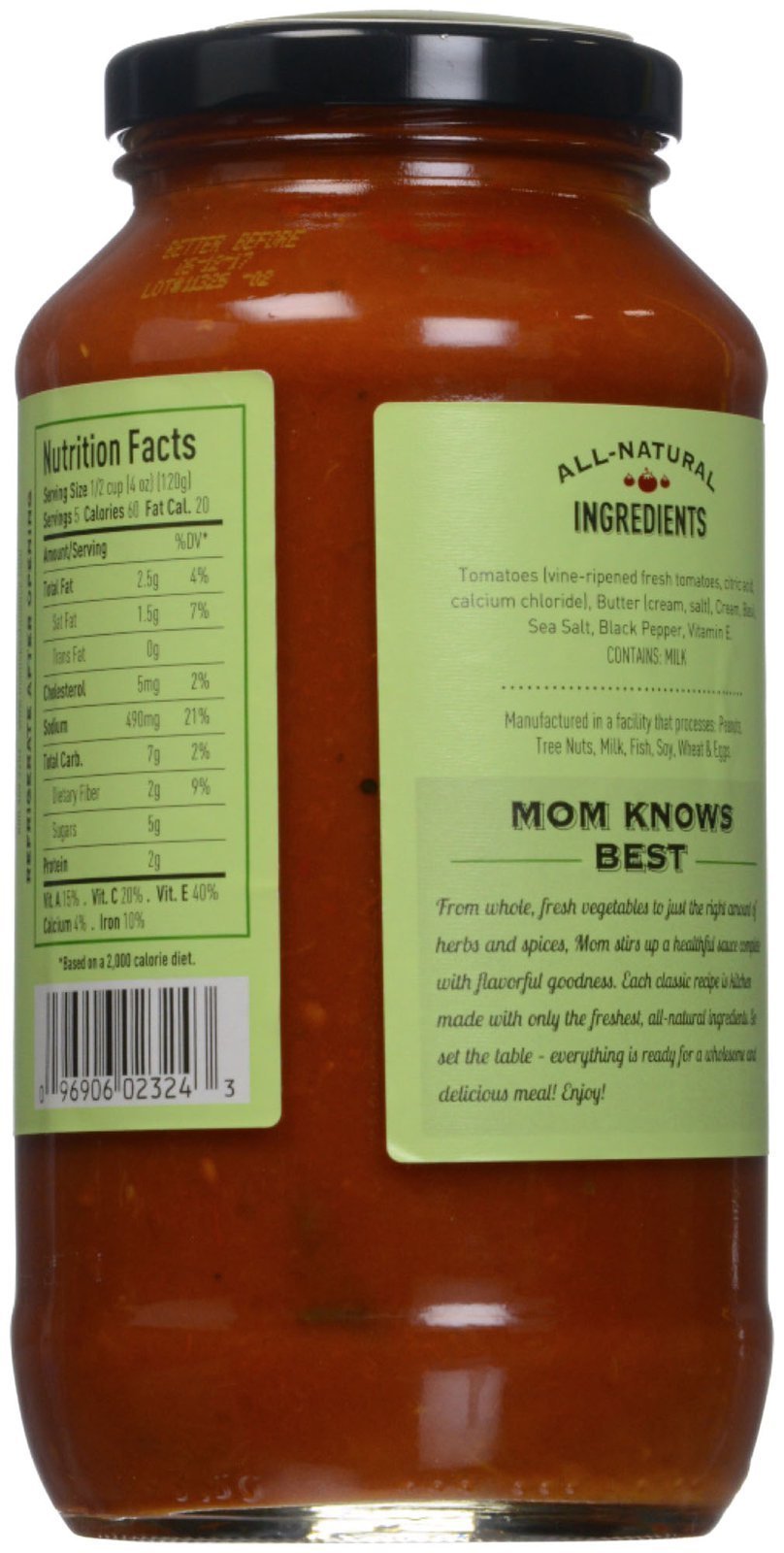 Mom's Pasta Sauce - Special Marinara - 24 Ounces