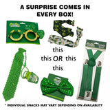 St Patrick’s Day Variety Pack Gift Basket Care Package, Candy, Chips Lucky Irish Themed Gift Box