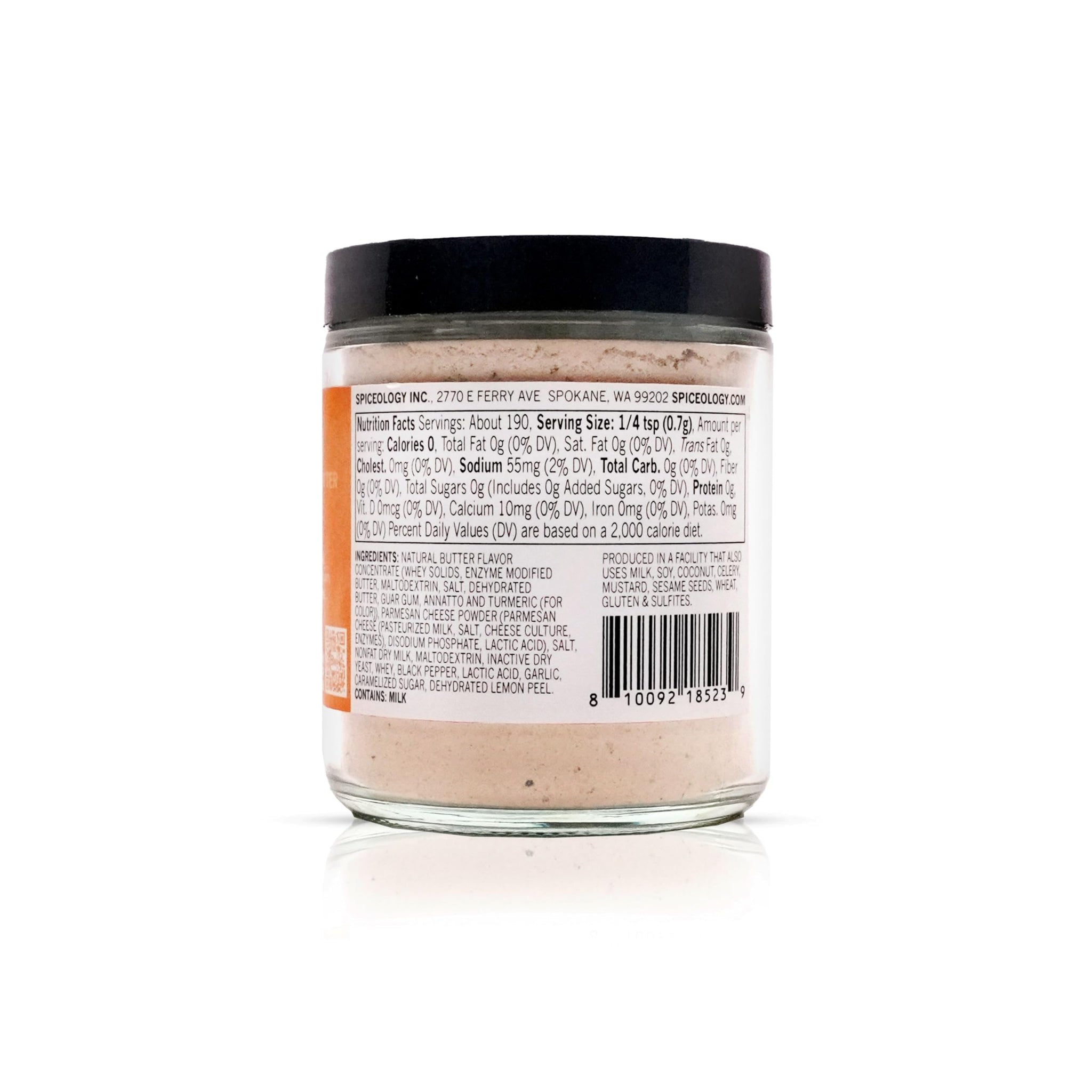 Spiceology - Brown Butter Parmesan Seasoning - Real Brown Butter, Parmesan & Lemon Peel - Chef-Crafted Umami Blend for Pasta, Fries, Veggies, Poultry