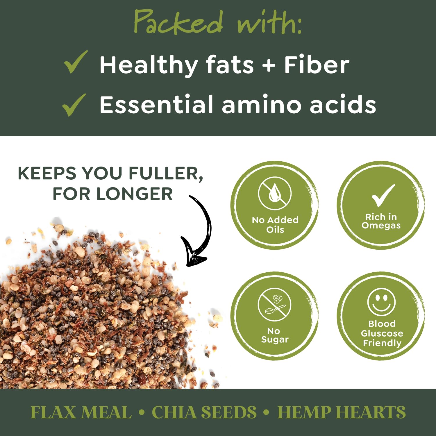 Witzi's No Oats Oatmeal Alternative, Cacao, 2oz (Pack of 6), Made with Chia Seeds, Cinnamon & Chocolate, Grain Free, Gluten Free, Vegan, Keto