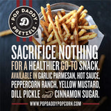 Pop Daddy Flavored Pretzels Sticks, Gourmet Pretzels, 7.5oz Variety Pack, 6 Pack, Garlic Parm, Cinnamon Sugar, Peppercorn Ranch, Smoked Gouda, Dill