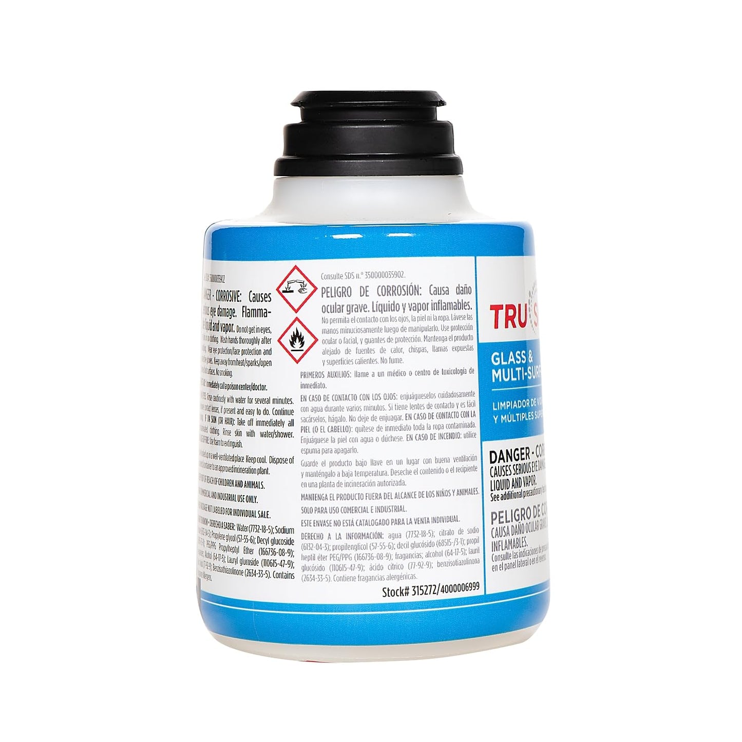 SC Johnson Profesional TruShot 2.0 Glass & Multi-Surface Cleaner, Clean Fresh Scent, 10 oz., 4/Pack (315272)