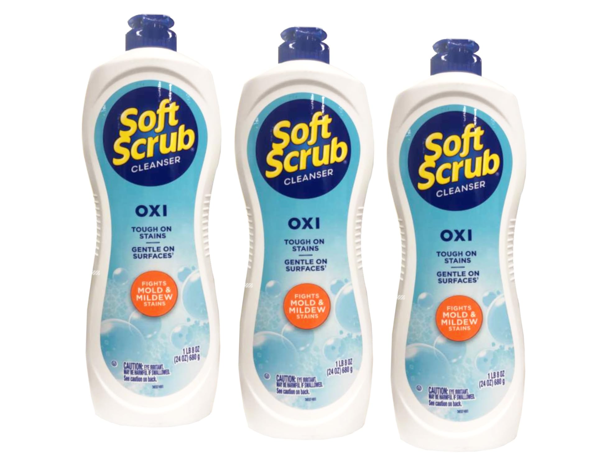 Soft Scrub Oxi Cleanser, 24 Ounce, (Pack of 3)