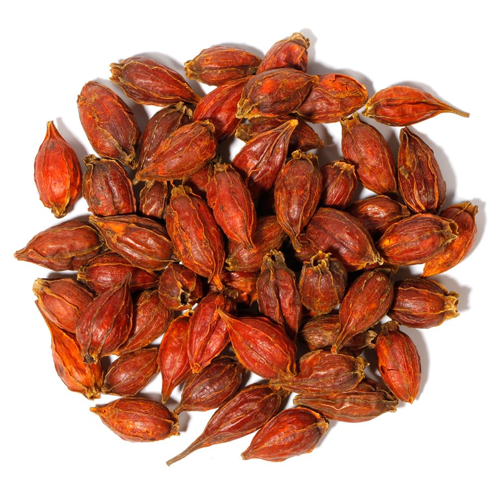 Hapsmiley Gardenia Fruit (Gardenia Fruit/Gardeniae Fructus/Zhi Zi Guo/???) Dried Bulk Herbs - 3.5 oz (100g)