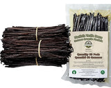 50 Large Vanilla Beans Bulk For Making Vanilla Extract Grade A - NON-GMO Fresh Pods, "6-9" Inches, Perfrect for Homemade Extract, Cooking, and Brewing