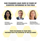 Bee and You Raw Wildflower Honey, 100% Natural, Wildcrafted, Polyflora and Unprocessed, Active Enzymes, Antioxidants, OU Kosher, Paleo, Gluten-Free