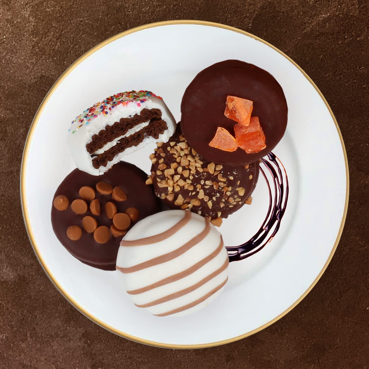Graduation Cookie Gift Basket - Father's Day Gourmet Dark Chocolate Cookies Gift Box - Birthday Treat - Nurse & Teacher Appreciation, Corporate