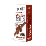 got milk? Wafer Rolls, Chocolate, 17-ounce Box with 30 Rolls, Individually Wrapped Rolled Wafer Spirals with Filling, Chocolate Wafer Cookies