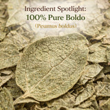 Hojas de Boldo (Boldus Dried Leaves) Herbal Tea - 4 oz (113 g) - 100% Natural, Vegan, Non-GMO - Loose Leaf Herbal Tea for Infusion - Traditional