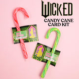 Limited Edition Wicked Candy Canes with Candygram Cards, Christmas Party Exchange Kit, Stocking Stuffer Treats, 12 Count, 5.29 Ounces