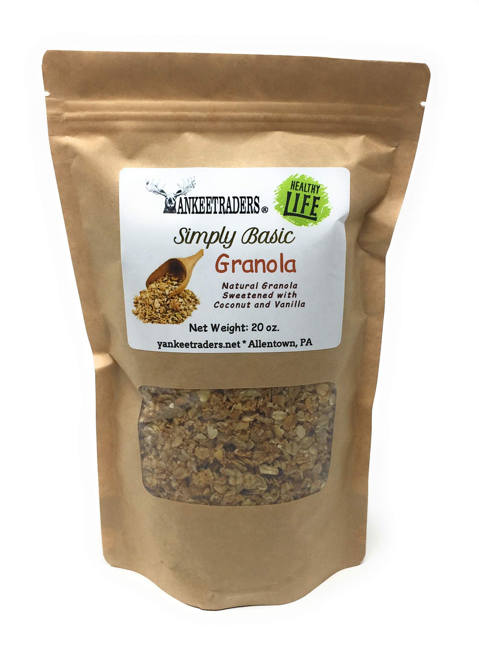 YANKEETRADERS~ Granola, Simply Basic, 20 Ounce Bulk Bag