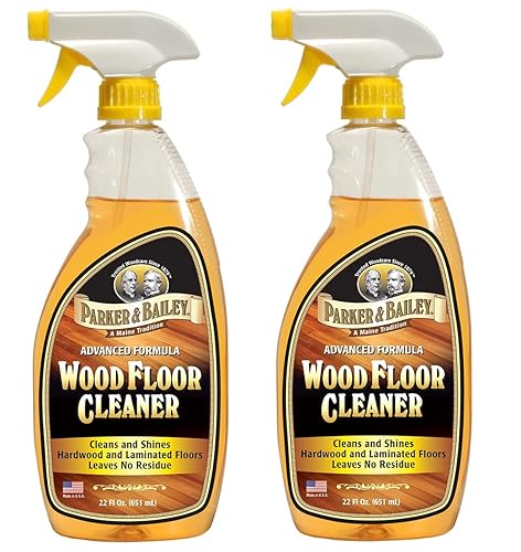 Parker & Bailey Wood Floor Cleaner 22 oz. - 2 Pack Premium Hardwood Floor Cleaners
