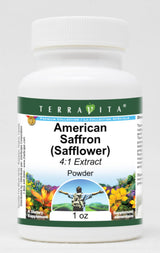 American Saffron (Safflower) 4:1 Powder (1 oz, ZIN: 513105)