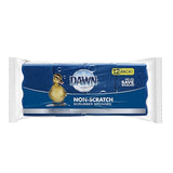 Dawn Ultra Scrubber Sponges Non-Scratch Double-Sided Kitchen Dish Cleaners, 12-Pack, Blue