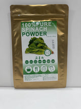 Plant Gift 100% Pure Spinach Powder ??? Natural Powder, Great Flavor for Drinks, Smoothie, Yogurt, Baking, Cookies, Cakes and Beverages, Non-GMO