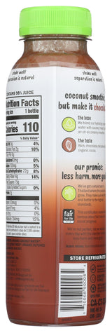 Harmless Harvest, Organic Chocolate Coconut Smoothie, 10 Fl Oz Bottle