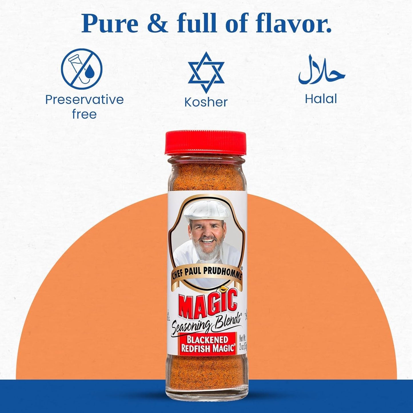 Chef Paul Blackened Redfish Magic Seasoning, 2 oz