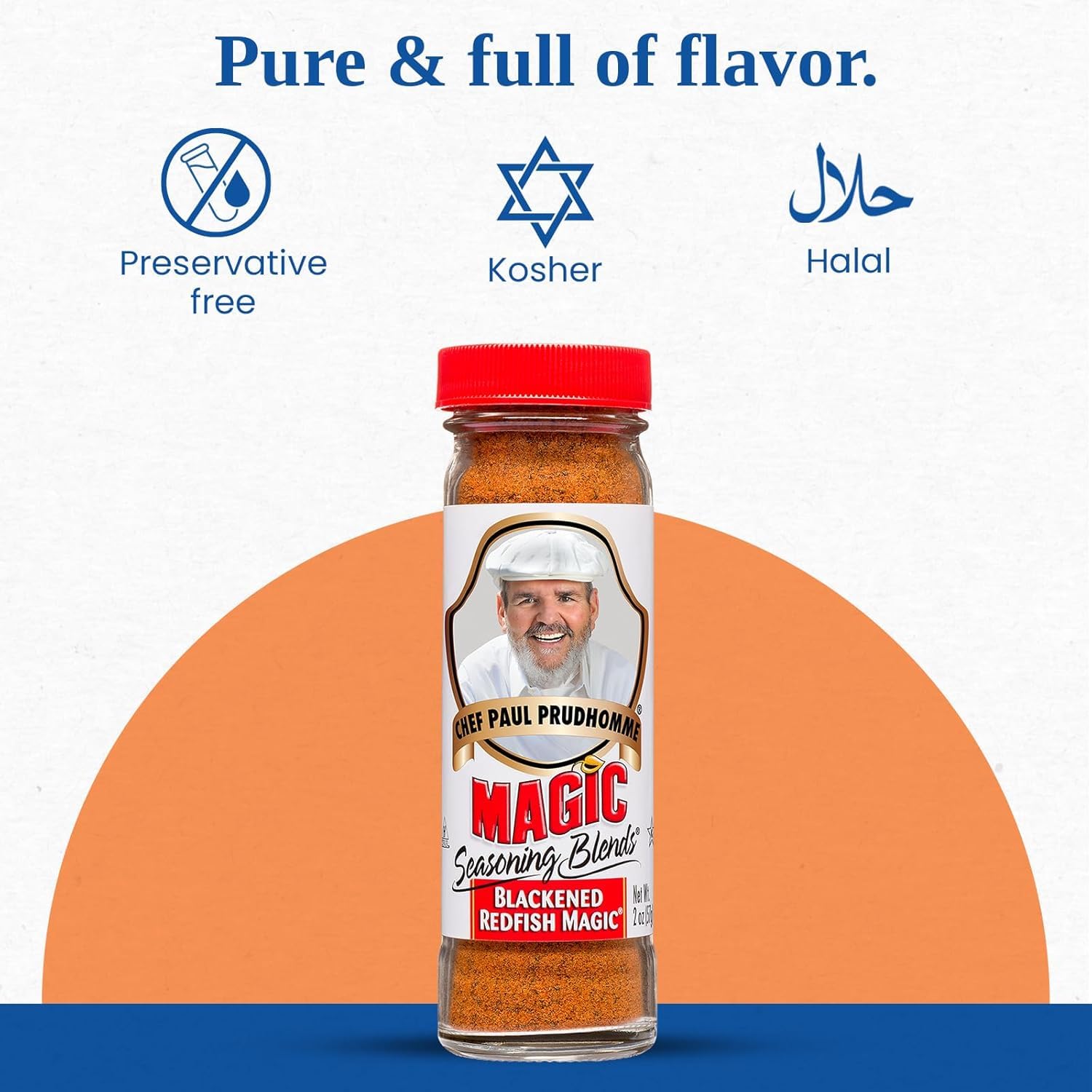 Chef Paul Blackened Redfish Magic Seasoning, 2 oz