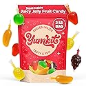 Fruit Jelly Candy 2 lbs | Mixed Fruit Jelly - Mango, Strawberry, Apple, Pineapple, and Grape | Popping Squeeze Jellies | Viral Candy from Tiktok |