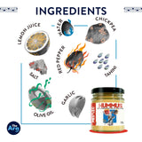 THEARG THE ARG | Pack x2 Chickpeas Hummus with Red Pepper | Dip your Chips Crackers Bread and More | Healthy Snacks 100% Natural