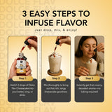 Dolce Flav Cheesecake Extract - 2 Ounce Water-Soluble Kosher, Sugar-Free, Concentrated Creamy Flavor for Desserts, Frostings & Pastries, Includes