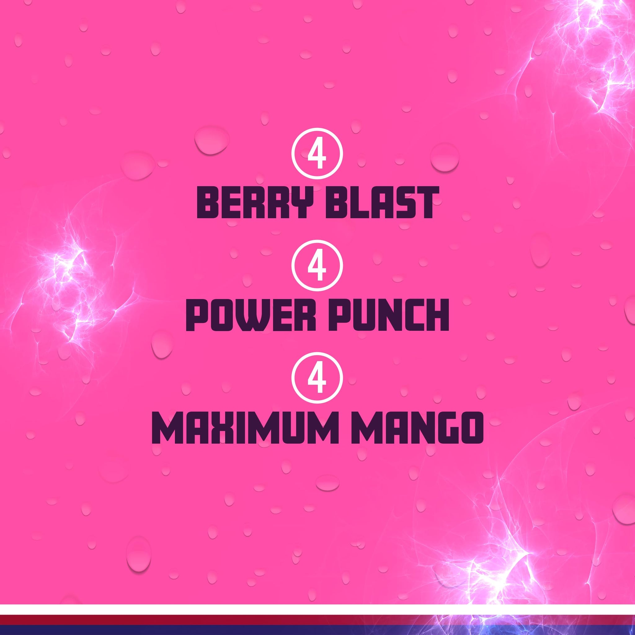 Sparkling Ice Energy Variety 12Pk. Energy Drinks with Vitamins + Antioxidants, Zero Sugar, Berry Blast, Maximum Mango, Power Punch flavors. 12 fl oz
