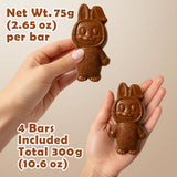 Dubai Chocolate Bars - Dubai Style - Cookies - Mango - Blueberry Flavors - 4x75g