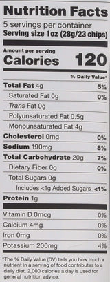 popchips Potato, Sea Salt, 5 oz