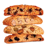 True Delicious BISCOTTI, 4 Boxes of Different Flavors (Whole Almond, Salted Pistachio, Orange Chocolate Chip, Cranberry), 4x6oz…