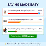Javvy Cold Brew Coffee Concentrate Instant Coffee, Smooth Arabica Iced Coffee & Espresso Concentrate, 35 Servings, Vanilla, 1 Pack