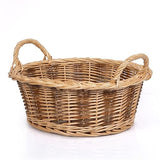 Rurality Small Empty Gift Basket to Fill Chocolate,Nuts,Coffee,Cookies for Women,Holiday,Easter,Mother's Day,Birthday,Present Hamper with Handle,Small