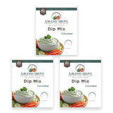 A Blend Above Cucumber Dip Mix, 1 oz, (3 Pack), Gluten-Free, No MSG, All Natural, No Preservatives, Vegetable Dip, Keto Friendly, Low Carb, Easy