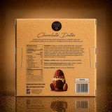 Nuts Factory Chocolate Dates - Milk Chocolate Covered Dates with Roasted Almonds, Candied Pecans & White Chocolate Sauce, Gourmet Stuffed Dates
