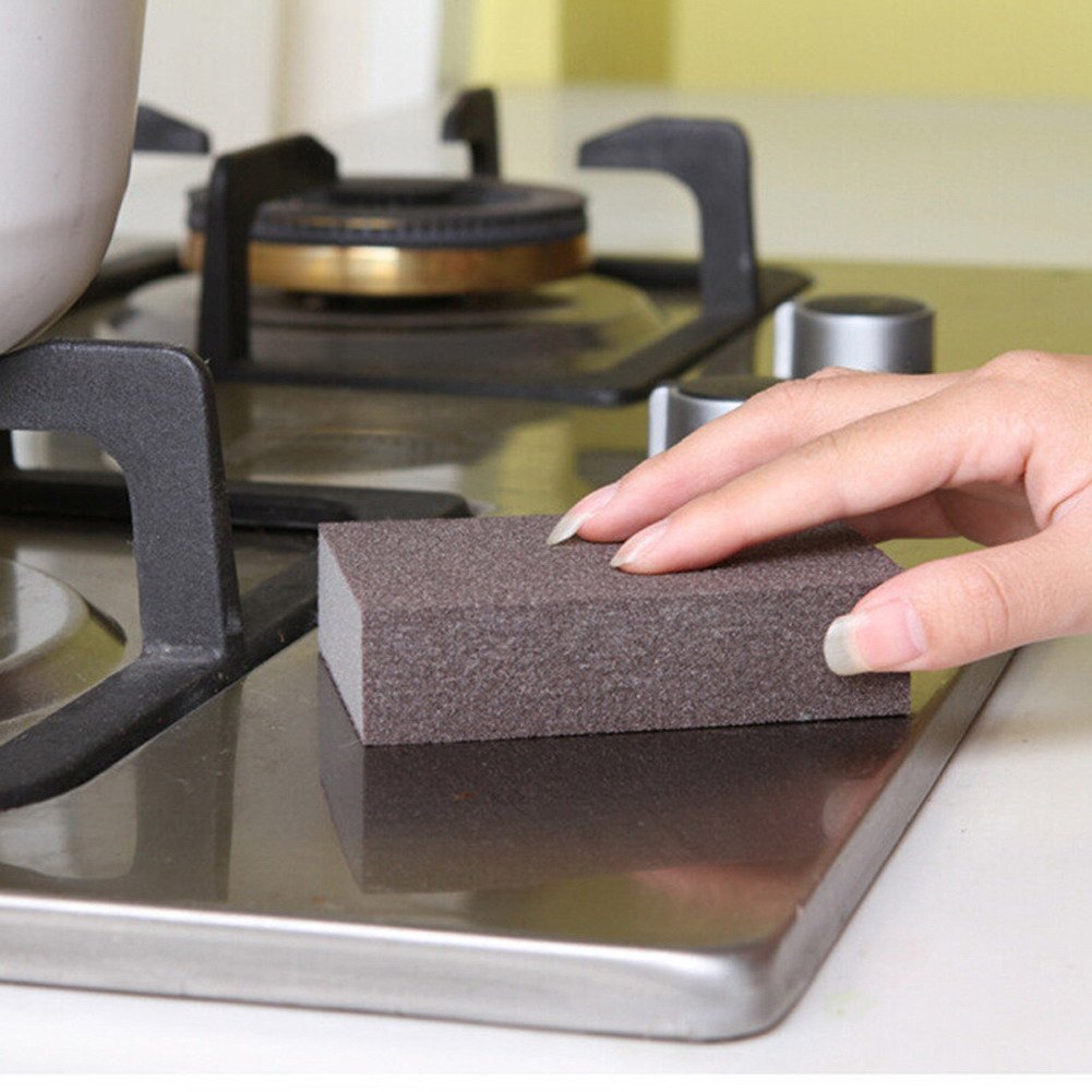 WinnerEco 5pcs Cleaning Eraser Sponge Reusable Cleaning Pads Scouring Pad for Kitchen Bathroom Furniture Leather Car Steel