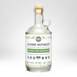 Rustic Strength Natural Laundry Detergent, Rosemary & Mint, Color Safe, Sensitive Skin, HE Compatible, 24 oz Glass