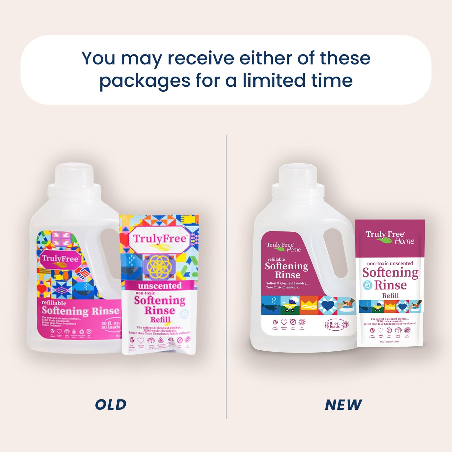 Truly Free Natural Fabric Softener | Non-Toxic for Babies & Kids Sensitive Skin | Plant-Based Laundry Softening Conditioner | Safe, Gentle